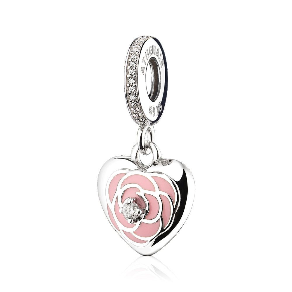 Pink Rose Pendant