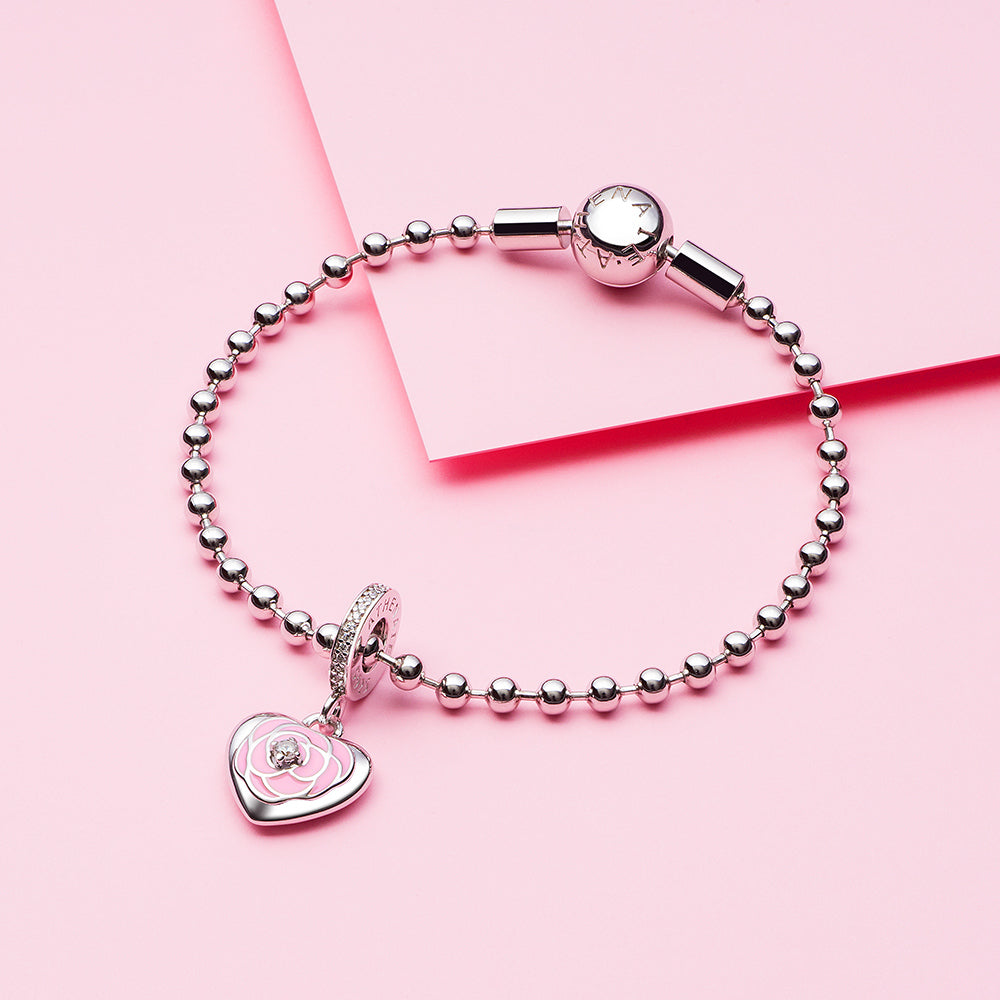 Pink Rose Pendant