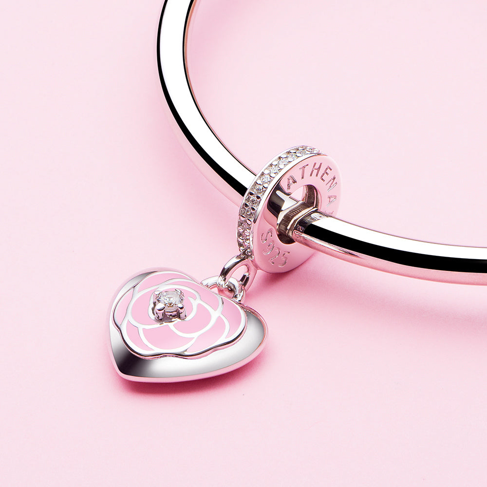 Pink Rose Pendant