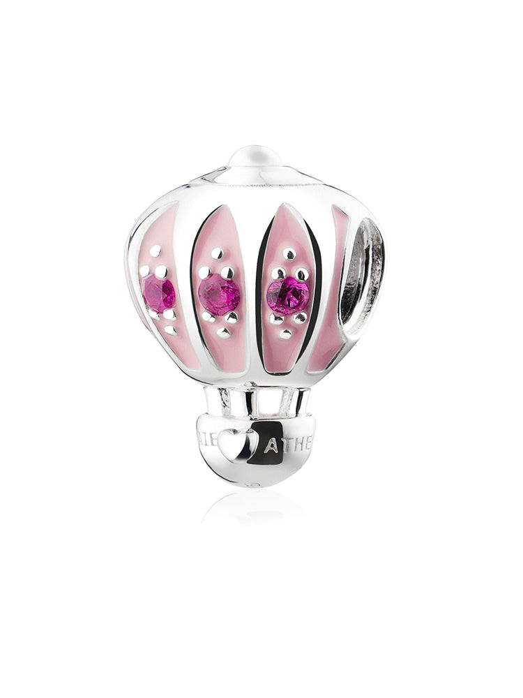 Blush balloon charm bead cute balloon jewelry