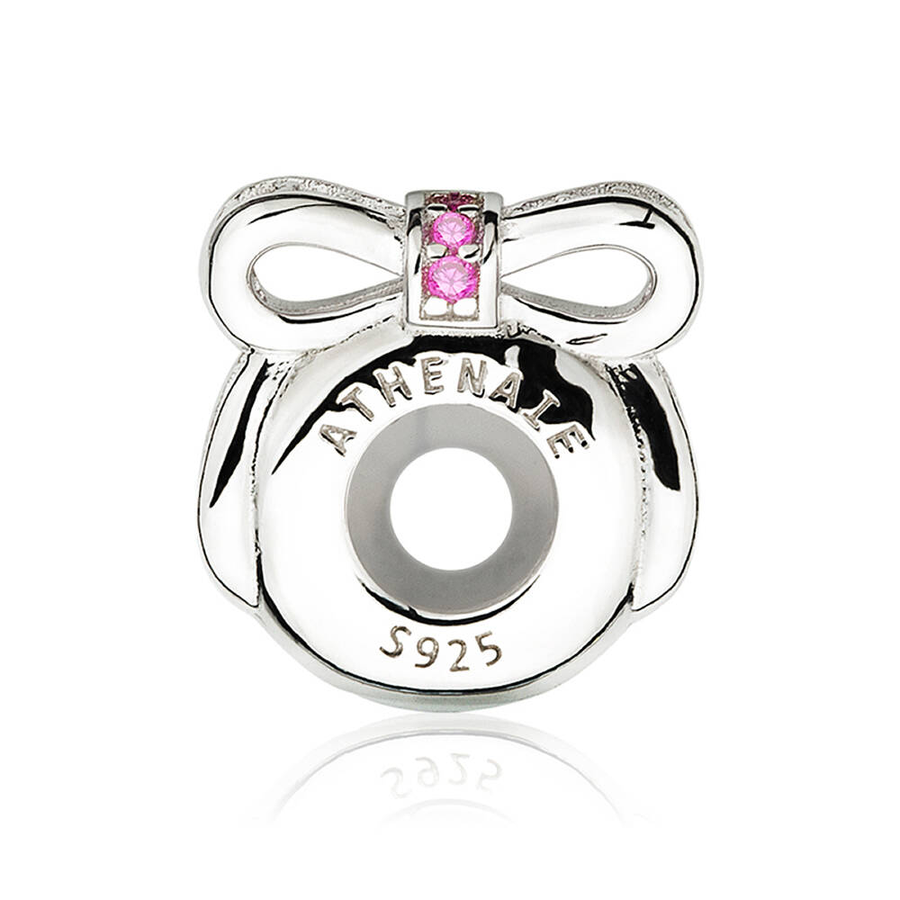 Bow Clip Spacer (Rose red）