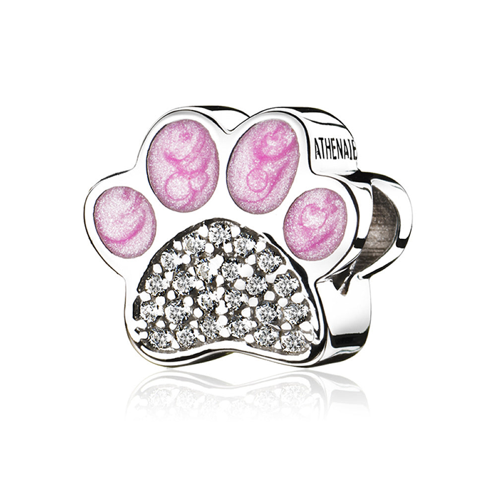 My Sweet Lovely Pet Paw Prints Charm