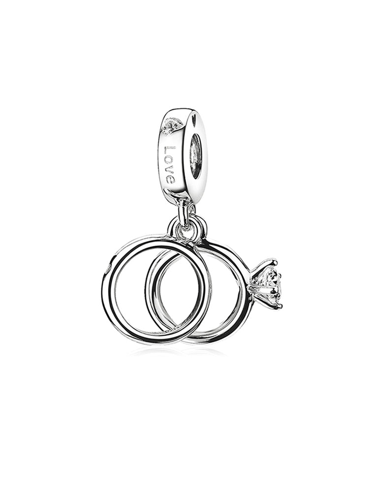 Eternal vows love pendant charm romantic jewelry design