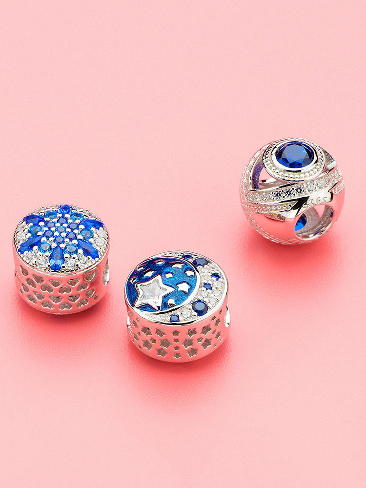 Guardian eye charm bead bracelet styling by ATHENAIE