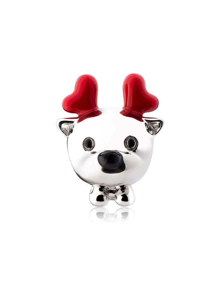 Jolly Reindeer Christmas Charm by ATHENAIE