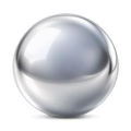 Bright platinum-plated sterling silver swatch