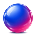 Glossy colored enamel swatch