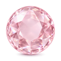 Faceted crystal drop