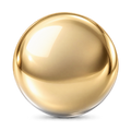 Gold-tone plated metal swatch