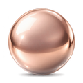 Rose gold-tone plated metal swatch
