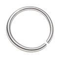 Close-up of a silver snake chain