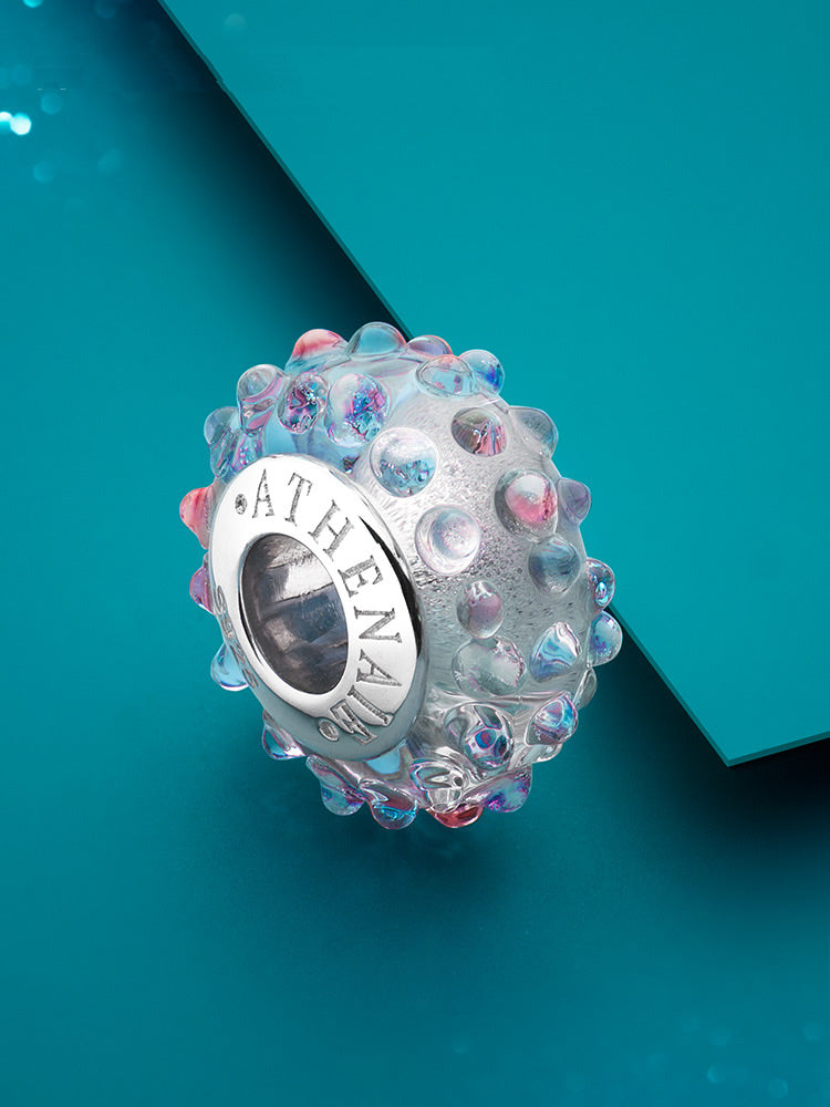 Candy dots murano glass charm bead jewelry styling