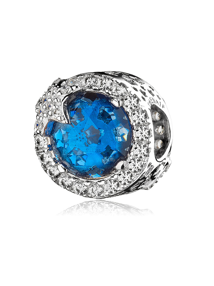 Blue Star 925 sterling silver charm by ATHENAIE