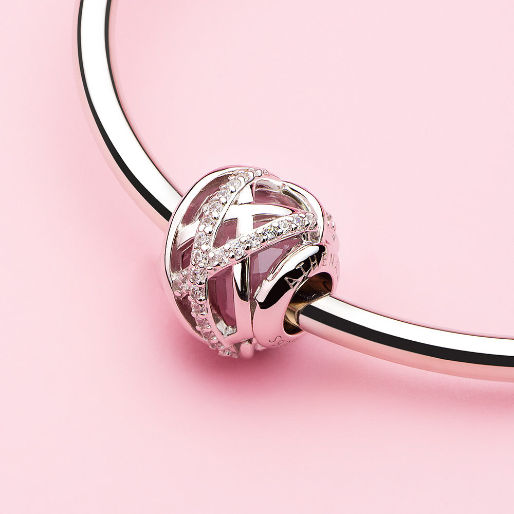 Openwork Intertwined Love Charm