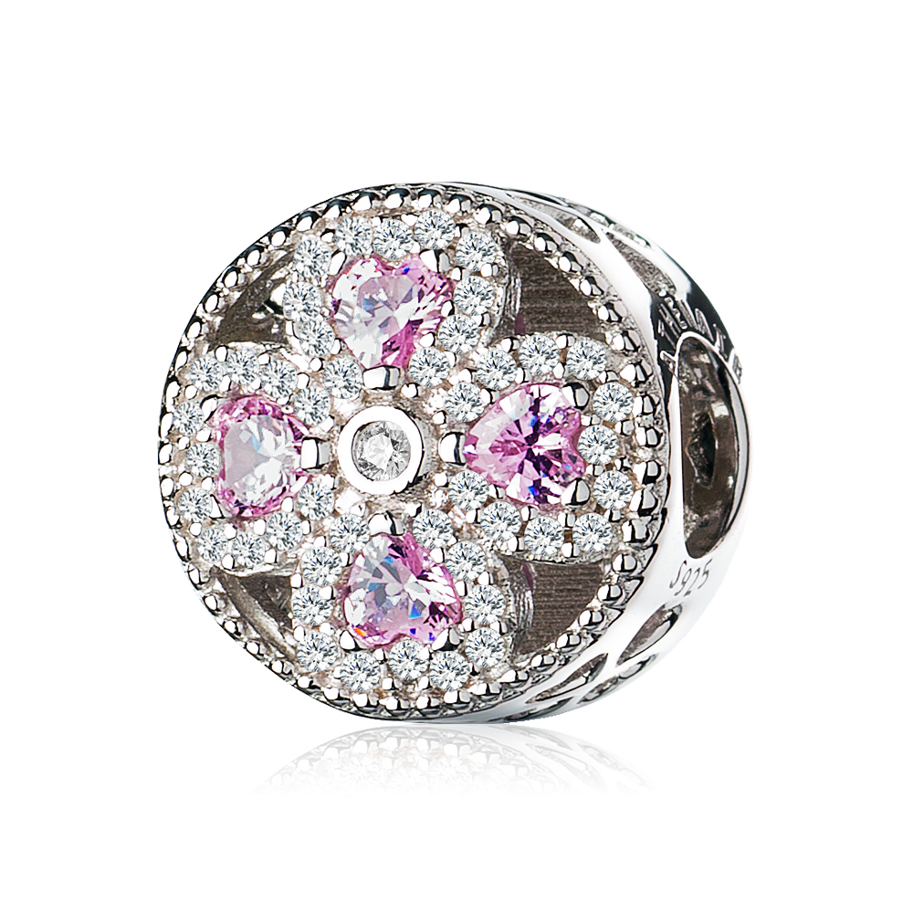 Crystalized Four-Leaf Clover Charm