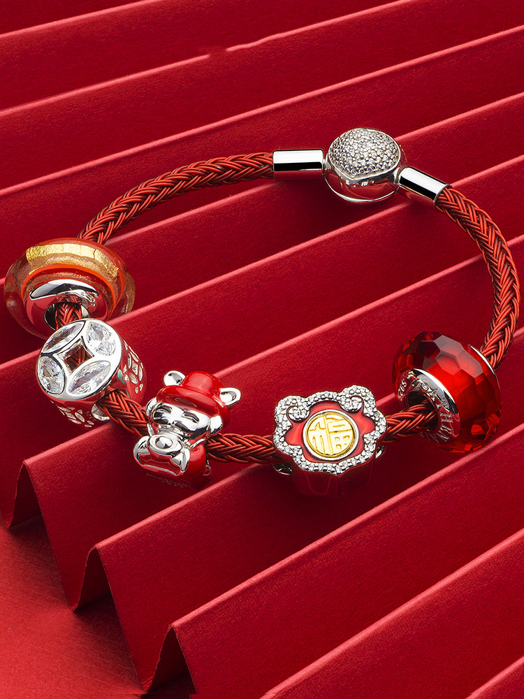 Prosperity charm bead bracelet styling inspiration