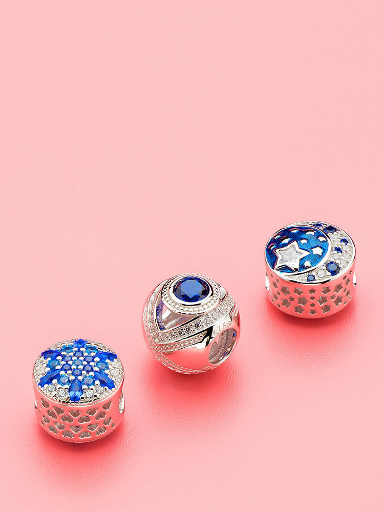 Protective evil eye charm bead bracelet styling by ATHENAIE