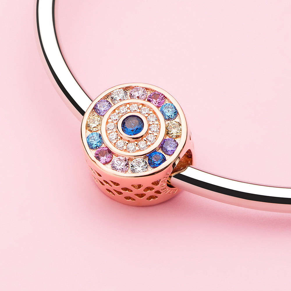Rose Aurora rose gold charm bead lifestyle scene photo
