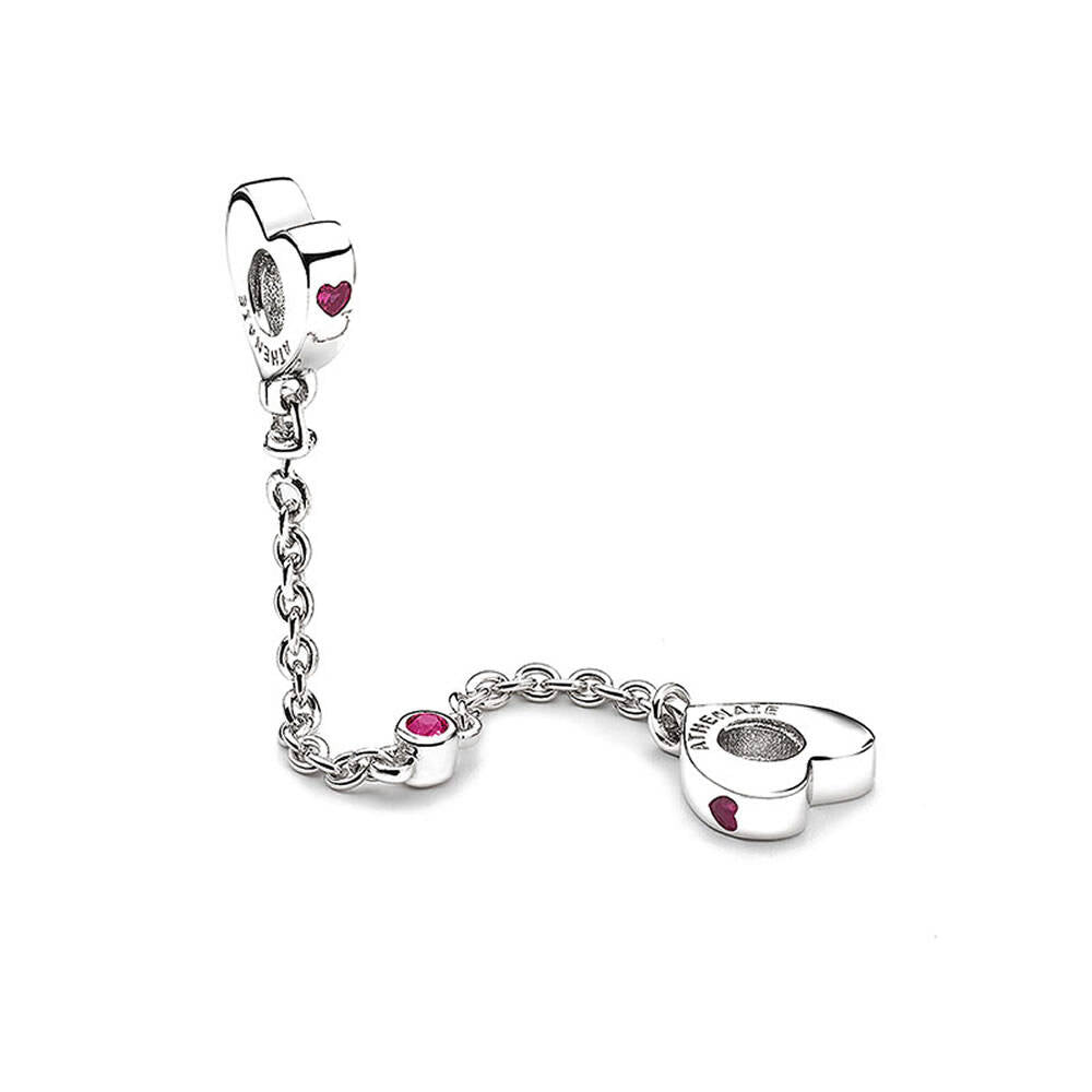 Two Hearts Safety Chain