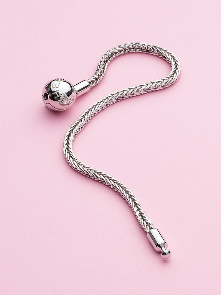 Classic wheat chain bracelet styled as a base for charms