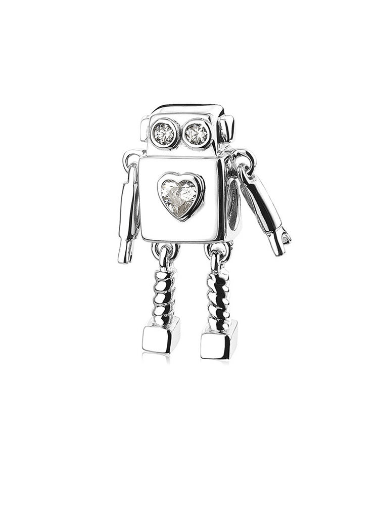 Starlight droid robot charm bead with cute robot design