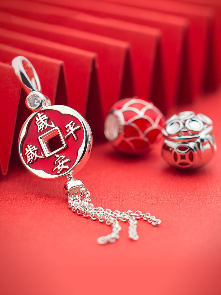 Sterling silver tassel charm bracelet styling inspiration