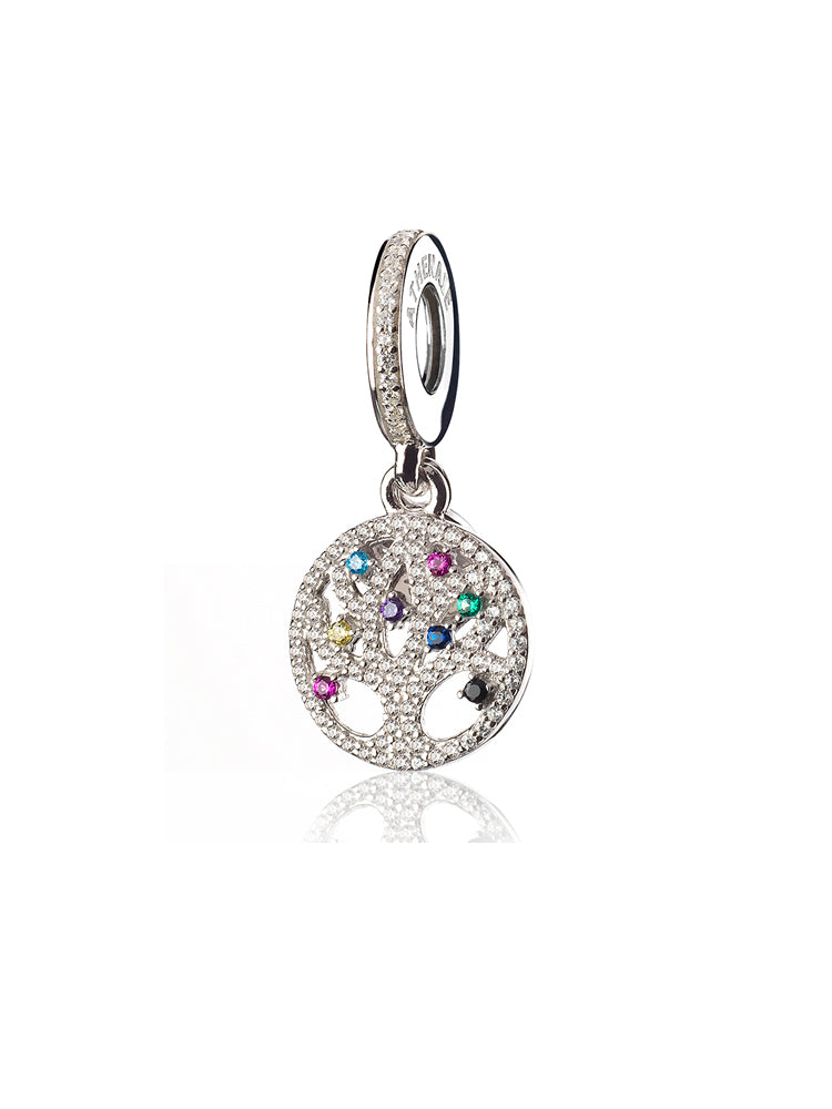 Tree of life pendant charm bead front view by ATHENAIE